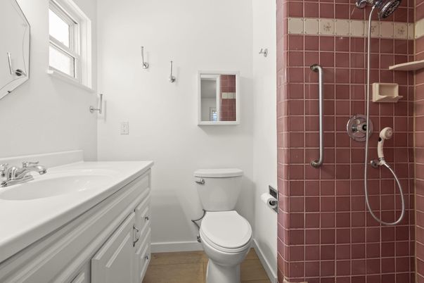 Bathroom, Interior, Wood Texture Flooring