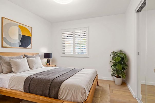 Bedroom, Interior, Wood Texture Flooring