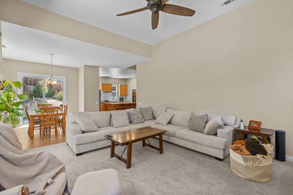 Chandelier, Dining room, Interior, Living room, Pendant Lights, Recessed Lighting, Wood Texture Flooring