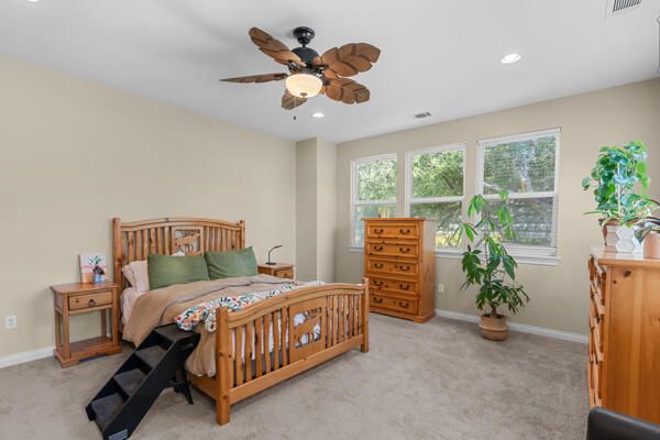 Bedroom, Interior, Recessed Lighting