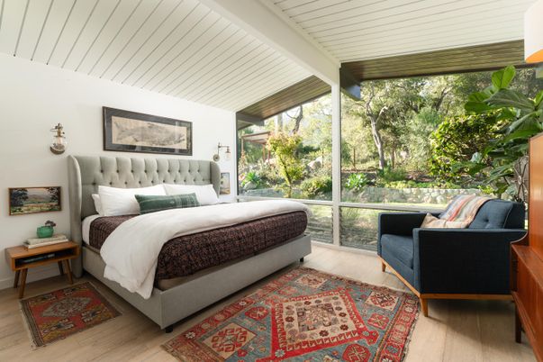 Bedroom, Interior, Wood Texture Flooring
