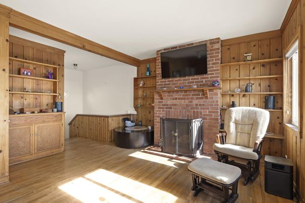Fireplace, Interior, Wood Texture Flooring, Wooden Walls
