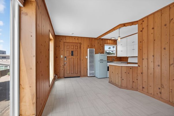 Interior, Kitchen, Wooden Walls