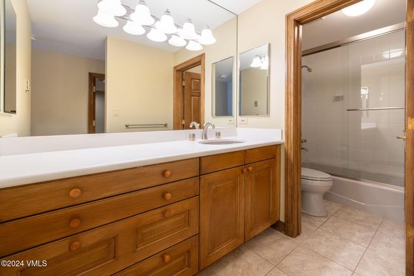 Bathroom, Dual Sink Vanities, Glass Shower, Interior