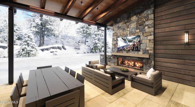 Fireplace, Interior, Living room, Stone Walls