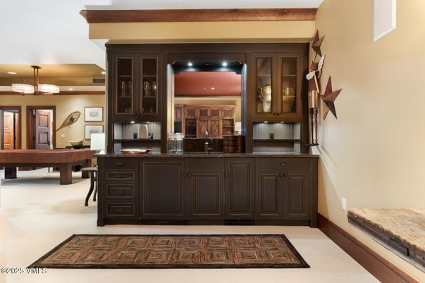 Billiard Table, Game Room, Interior, Pendant Lights, Recessed Lighting