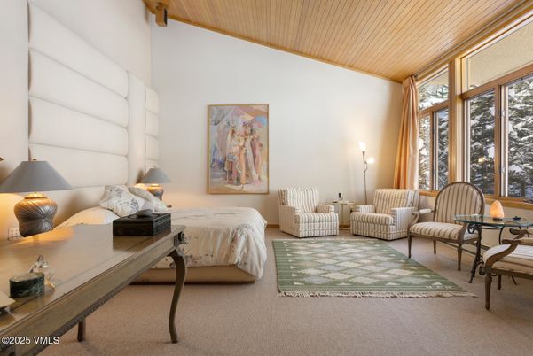 Bedroom, Interior, Wooden Ceilings