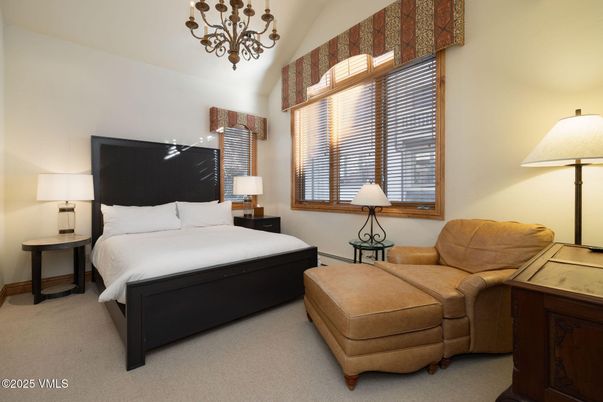 Bedroom, Chandelier, Interior