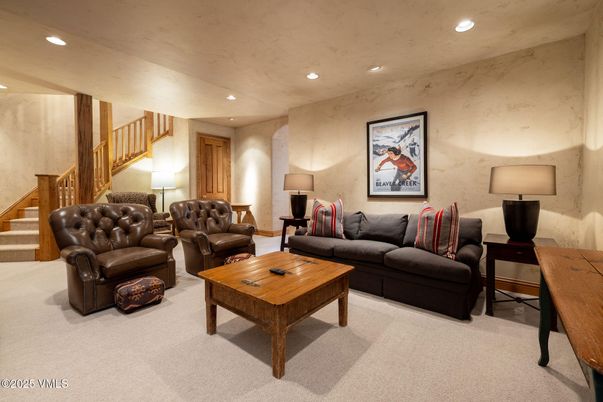 Interior, Living room, Recessed Lighting