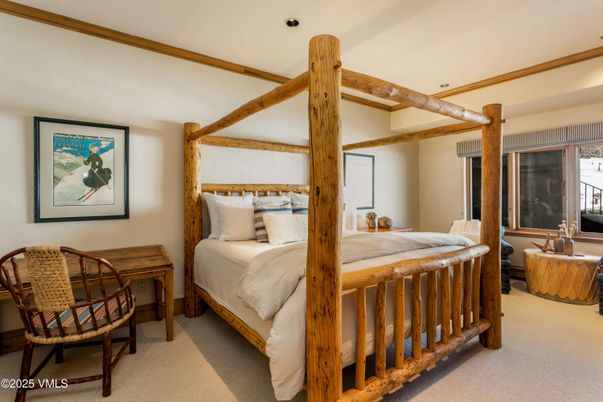 Bedroom, Interior, Wooden Beams