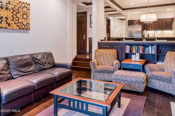 Interior, Kitchen, Living room, Pendant Lights, Recessed Lighting, Stainless Steel Appliances, Wood Texture Flooring