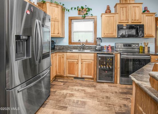 Interior, Kitchen, Wood Texture Flooring