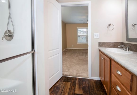 Bathroom, Interior, Wood Texture Flooring