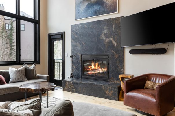 Fireplace, Interior, Living room, Wood Texture Flooring