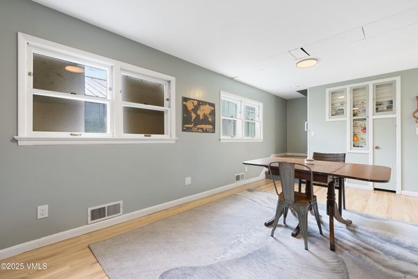 Dining room, Interior, Wood Texture Flooring