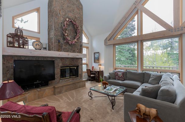 Fireplace, Interior, Living room, Stone Walls