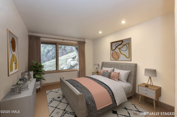 Bedroom, Interior, Recessed Lighting