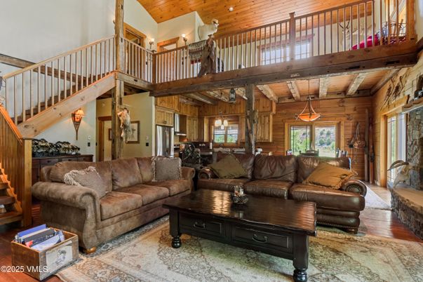Interior, Kitchen, Living room, Wooden Beams, Wooden Ceilings, Wood Texture Flooring, Wooden Walls