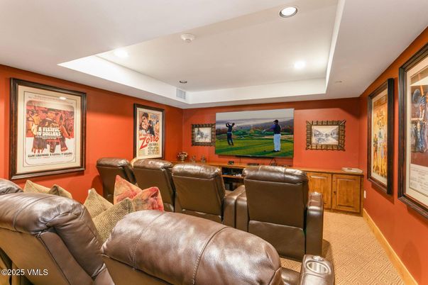 Home Theatre Room, Interior, Recessed Lighting, Theatre Room