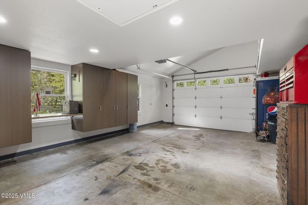 Garage, Interior, Recessed Lighting