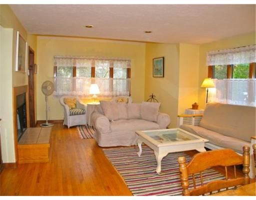 Interior, Wood Texture Flooring, Recessed Lighting, Living room, Fireplace