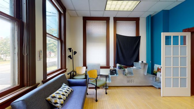 Home Office, Interior, Wood Texture Flooring