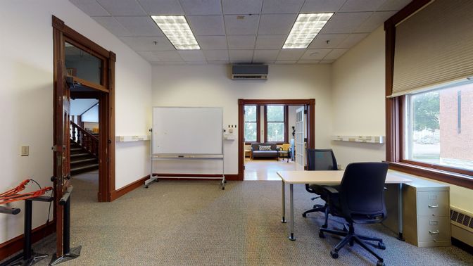 Home Office, Interior, Recessed Lighting