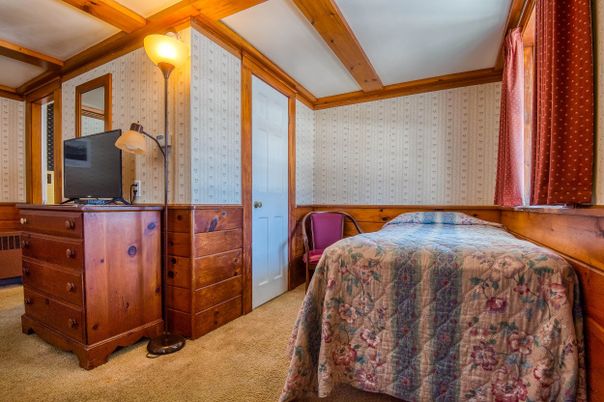 Bedroom, Interior, Wooden Beams