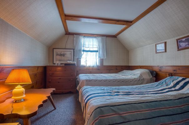 Bedroom, Interior, Wooden Beams