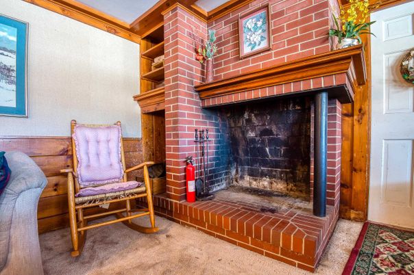 Fireplace, Interior, Stone Walls