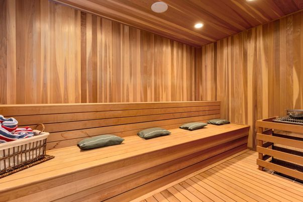 Interior, Recessed Lighting, Sauna Room
