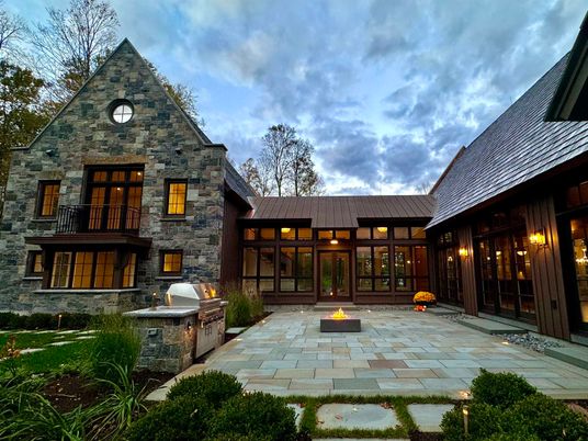 Exterior, Facade, Tudor Revival