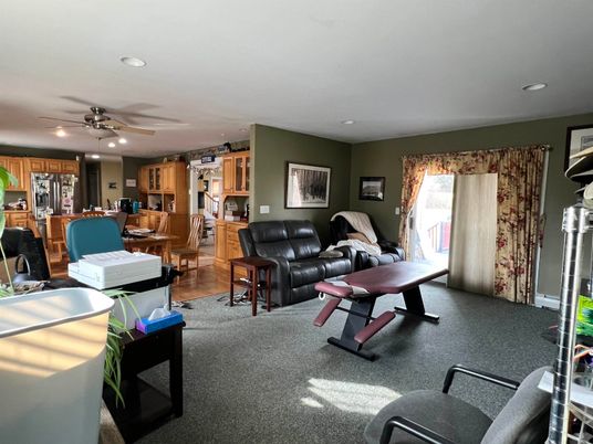 Interior, Kitchen, Living room, Recessed Lighting