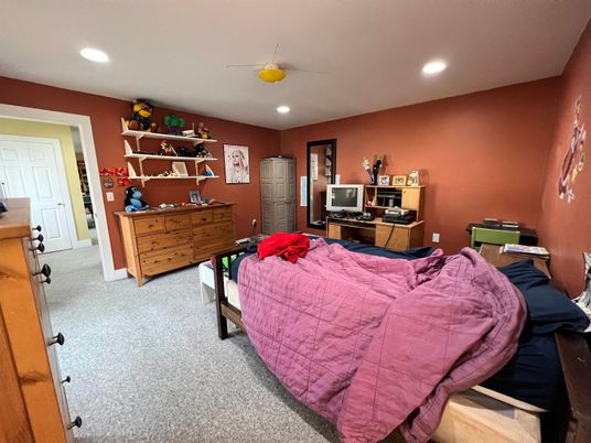Bedroom, Interior, Recessed Lighting