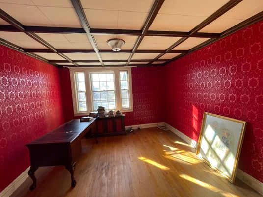 Home Office, Interior, Wood Texture Flooring