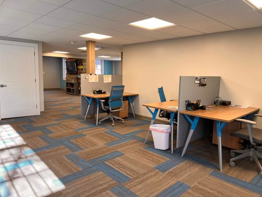 Home Office, Interior, Recessed Lighting