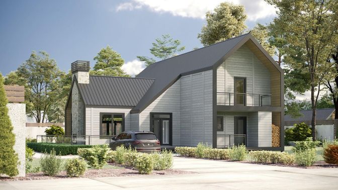 Exterior, Facade, Farmhouse