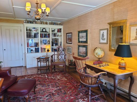 Chandelier, Home Office, Interior