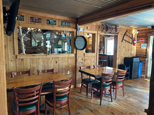 Dining room, Interior, Wood Texture Flooring, Wooden Walls