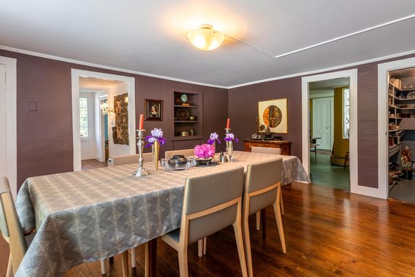 Dining room, Interior, Wood Texture Flooring