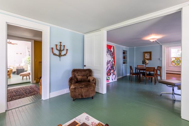 Dining room, Interior, Wood Texture Flooring