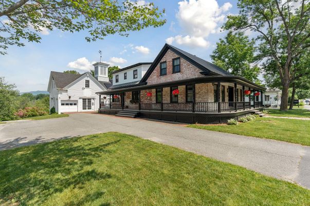 Attached, Backyard, Exterior, Facade, Brick Facade, Queen Anne Victorian