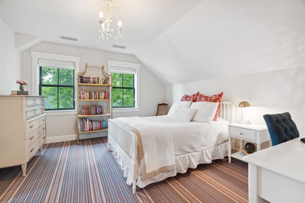 Bedroom, Chandelier, Interior