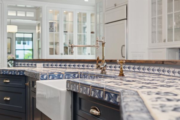 Bathroom, Interior, Tile Countertops