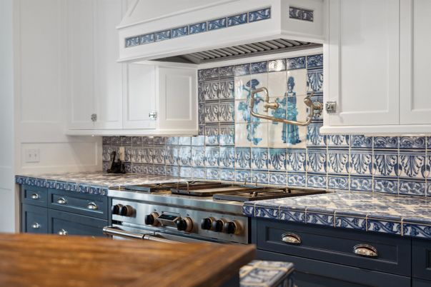 Interior, Kitchen, Tile Countertops