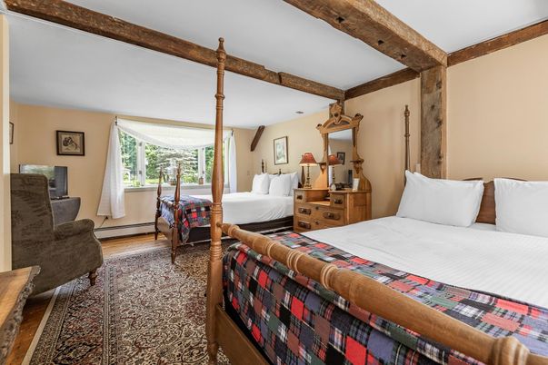 Bedroom, Interior, Wooden Beams, Wood Texture Flooring
