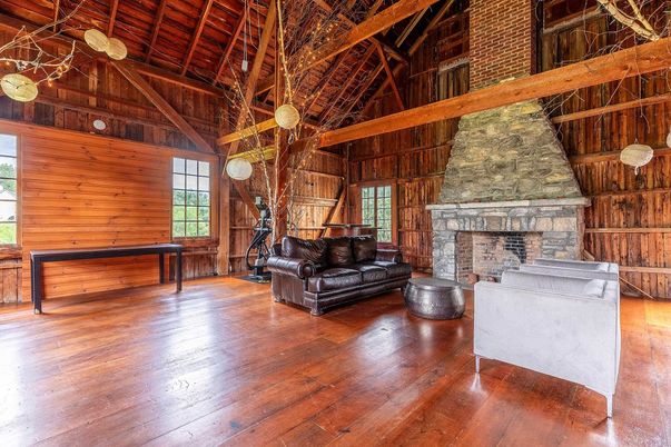 Fireplace, Interior, Living room, Wooden Beams, Wooden Ceilings, Wood Texture Flooring, Wooden Walls