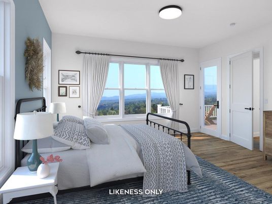 Bedroom, Interior, Wood Texture Flooring
