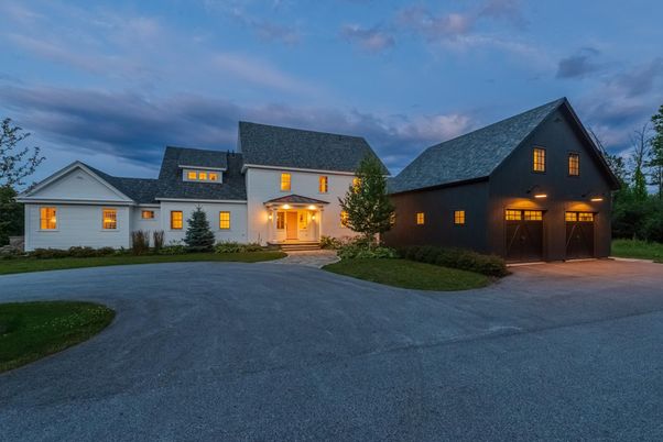 Attached, Exterior, Facade, Farmhouse