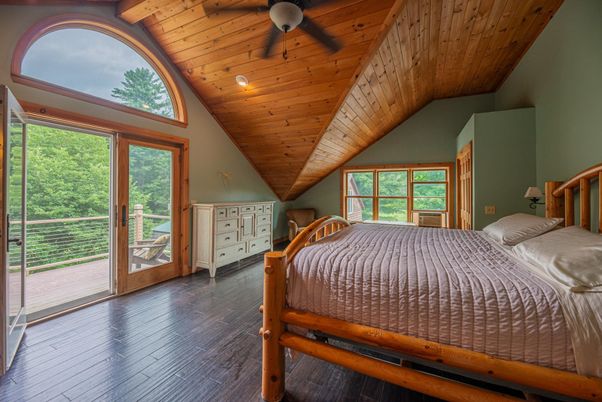 Bedroom, Interior, Wooden Beams, Wooden Ceilings, Wood Texture Flooring